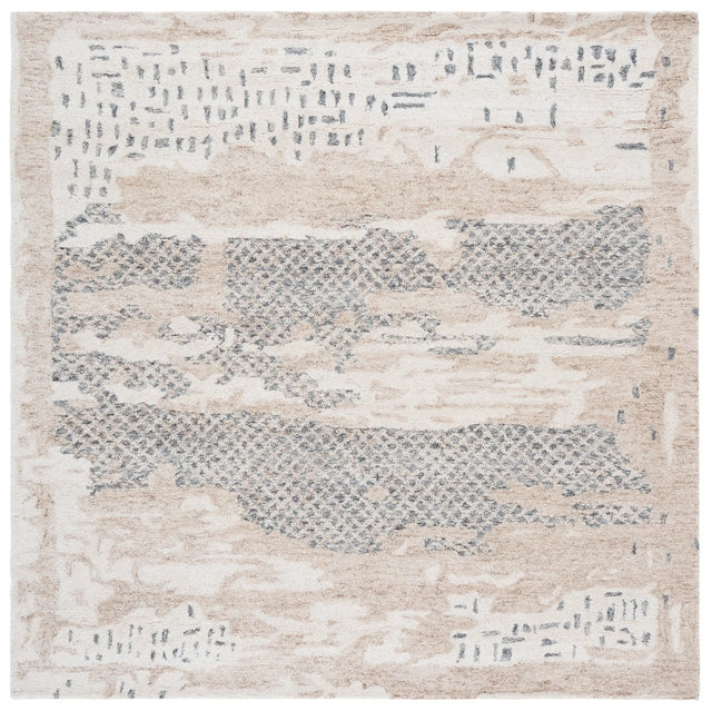 Safavieh Harvest 6'-0" x 6'-0" Rug in Beige / Grey