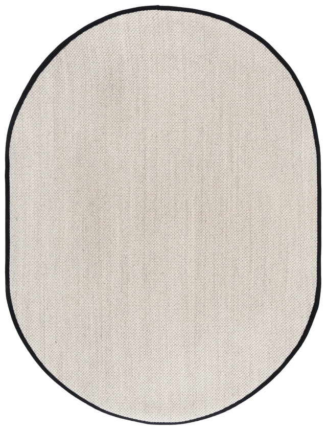 Safavieh Natural Fiber 6'-0" x 8'-0" Rug in Marble / Black