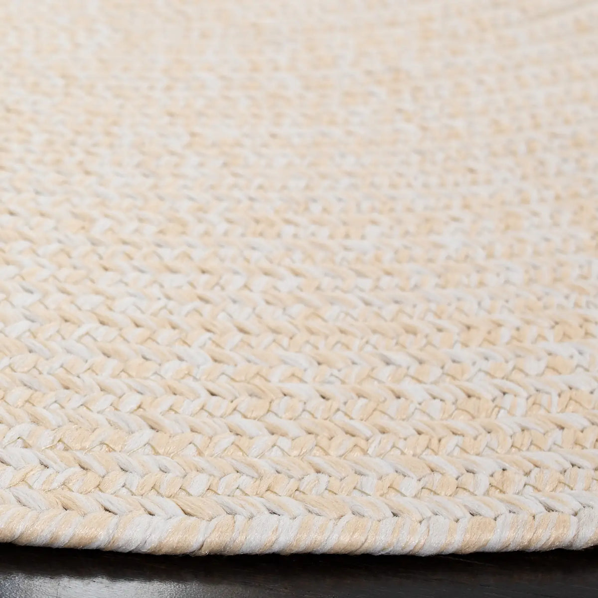 Safavieh Braided 5'-0" x 5'-0" Rug in Ivory / Beige