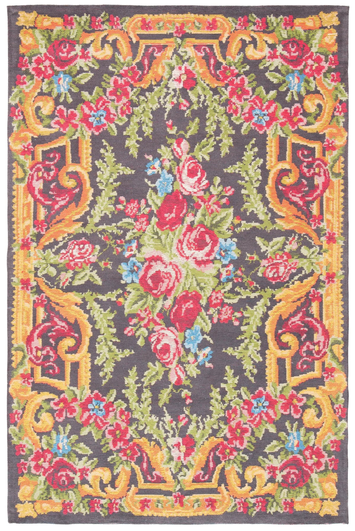 Safavieh Classic Vintage 4'-0" x 6'-0" Rug in Grey / Rose