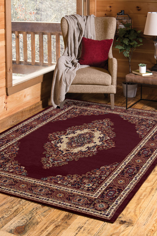United Weavers Manhattan Cathedral Burgundy (940-35334) Rugs