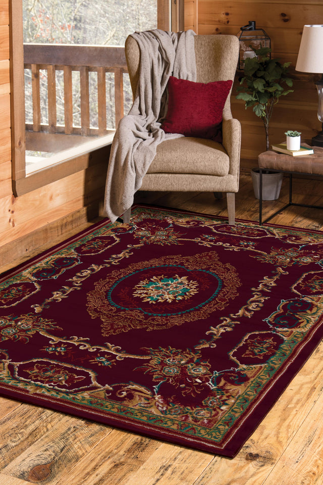 United Weavers Manhattan Lexington Burgundy (940-38134) Rugs