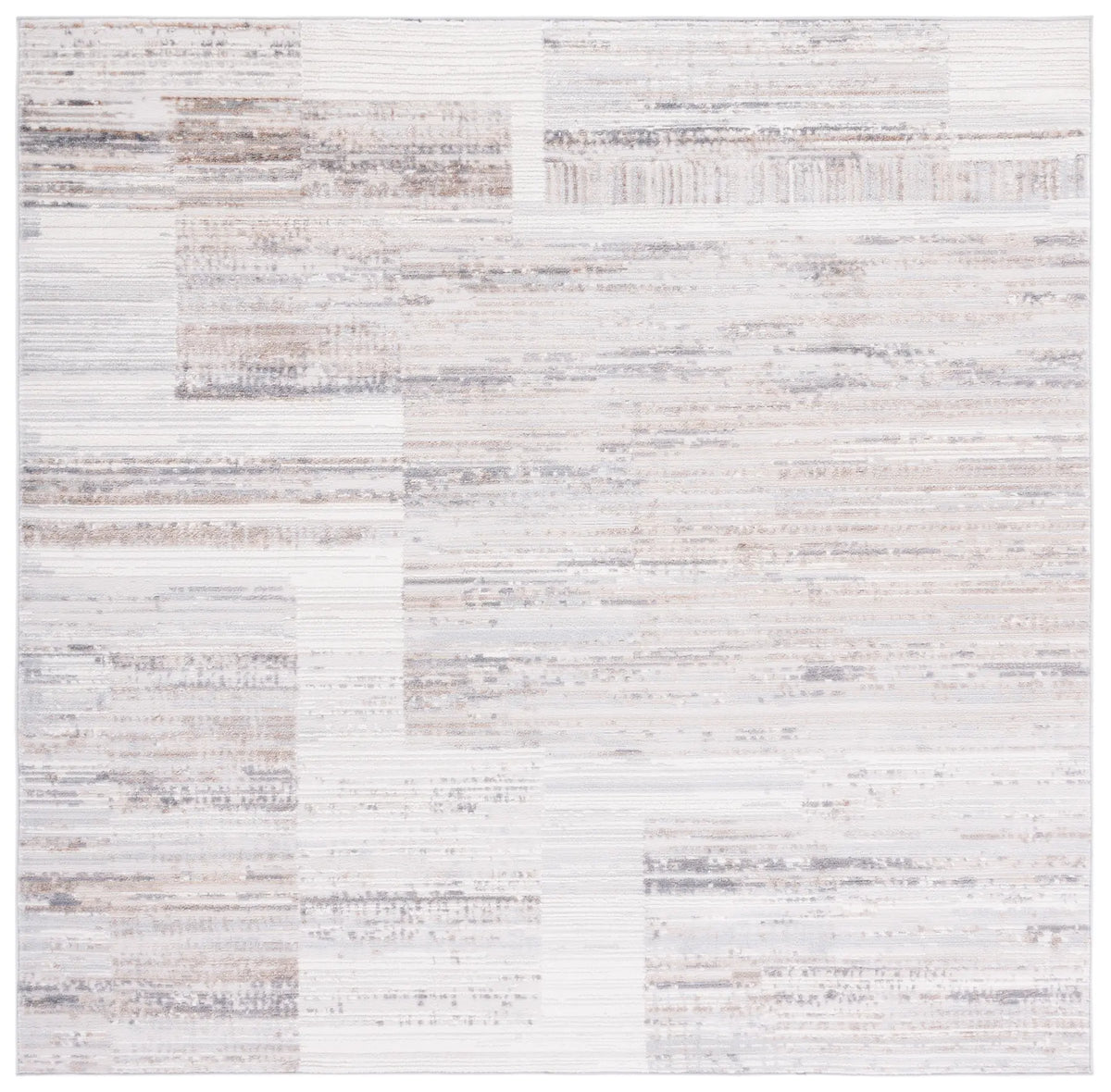 Safavieh Shivan 100 6'-7" x 6'-7" Rug in Ivory / Grey