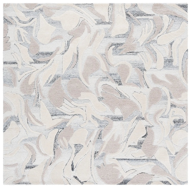 Safavieh Jardin 6'-0" x 6'-0" Rug in Grey / Ivory