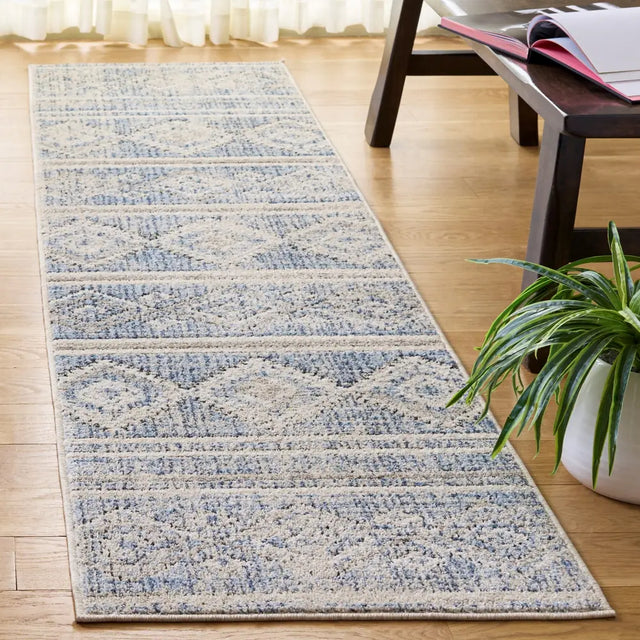 Safavieh Grove 2'-2" x 8'-0" Rug in Blue / Ivory