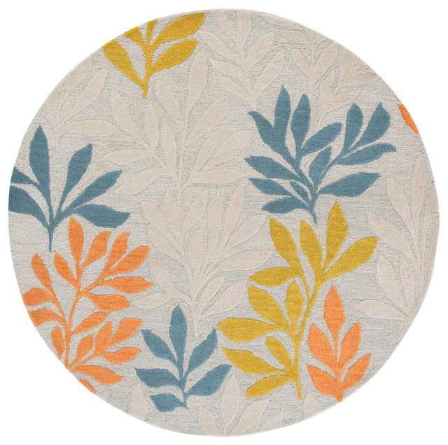 Safavieh Jardin 6'-0" x 6'-0" Rug in Grey / Blue