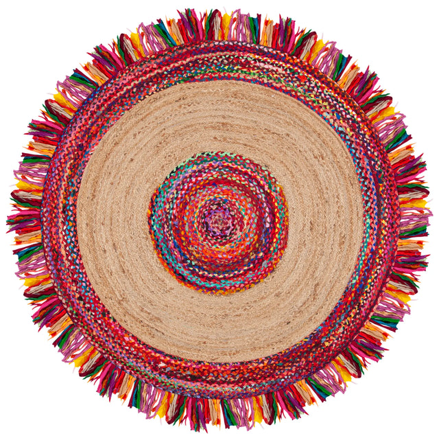 Safavieh Cape Cod 5'-0" x 5'-0" Rug in Multi / Natural