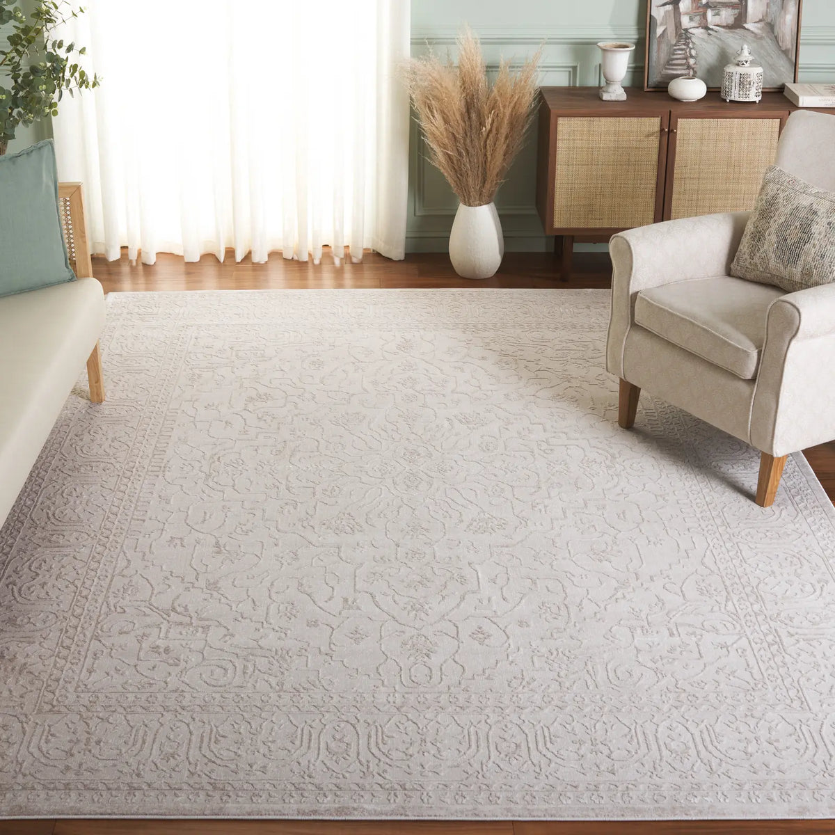 Safavieh Reflection 10'-0" x 14'-0" Rug in Creme / Ivory