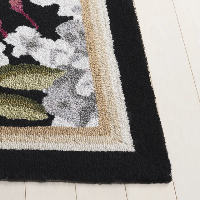 Safavieh Jardin 2'-3" x 8'-0" Rug in Black / Red