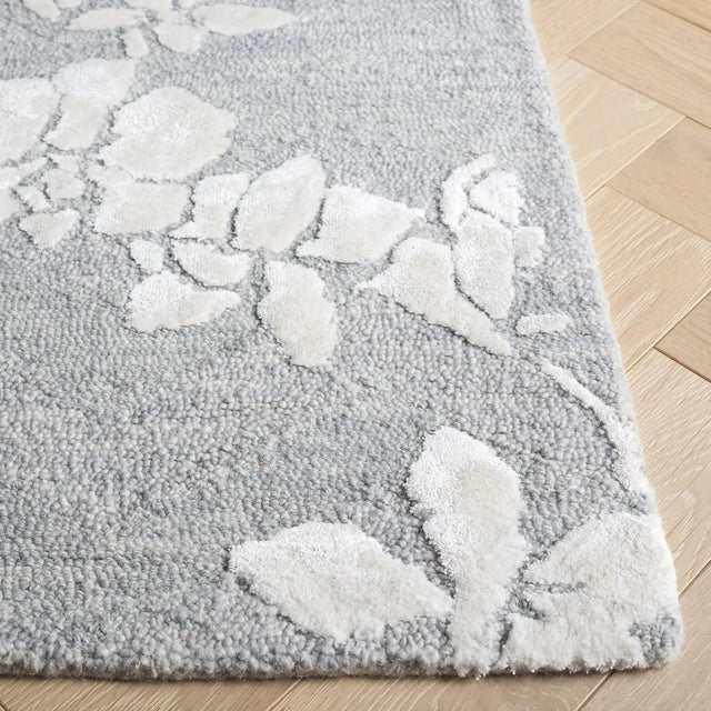 Safavieh Glamour 4'-0" x 6'-0" Rug in Grey / Ivory