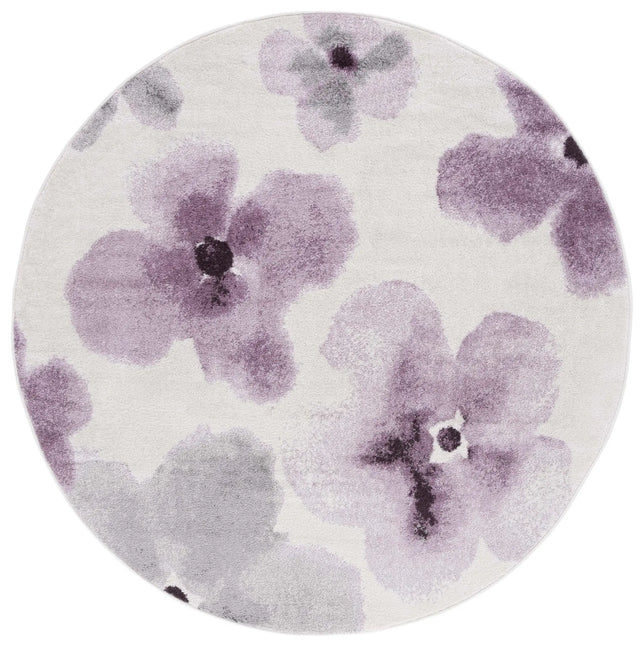 Safavieh Adirondack 6'-0" x 6'-0" Rug in Ivory / Purple