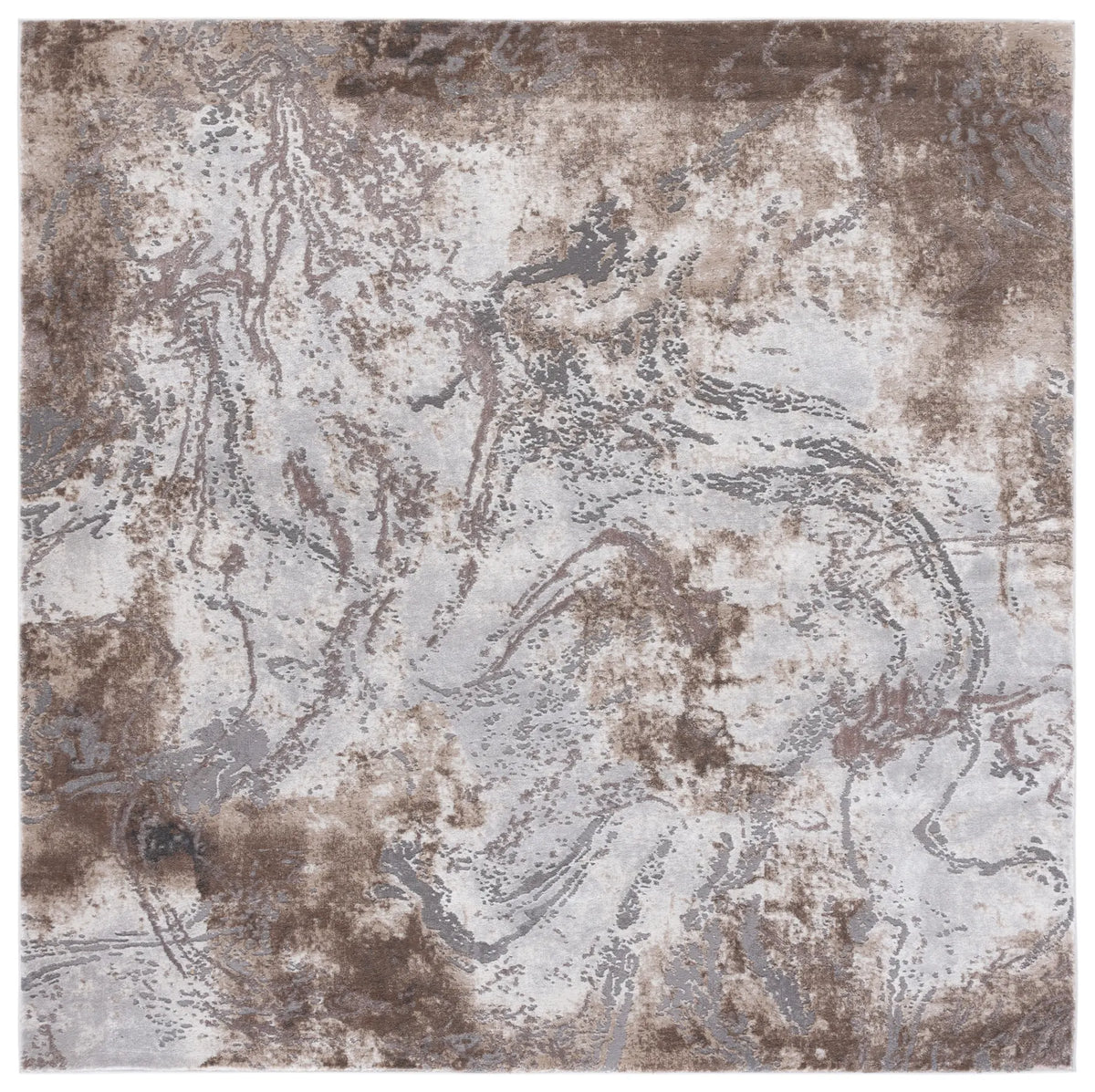 Safavieh Craft 6'-7" x 6'-7" Rug in Grey / Taupe