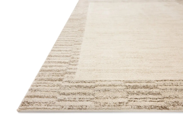 Chris Loves Julia x Loloi Calvin CLV-04 Ivory / Pebble Rug - rug corner