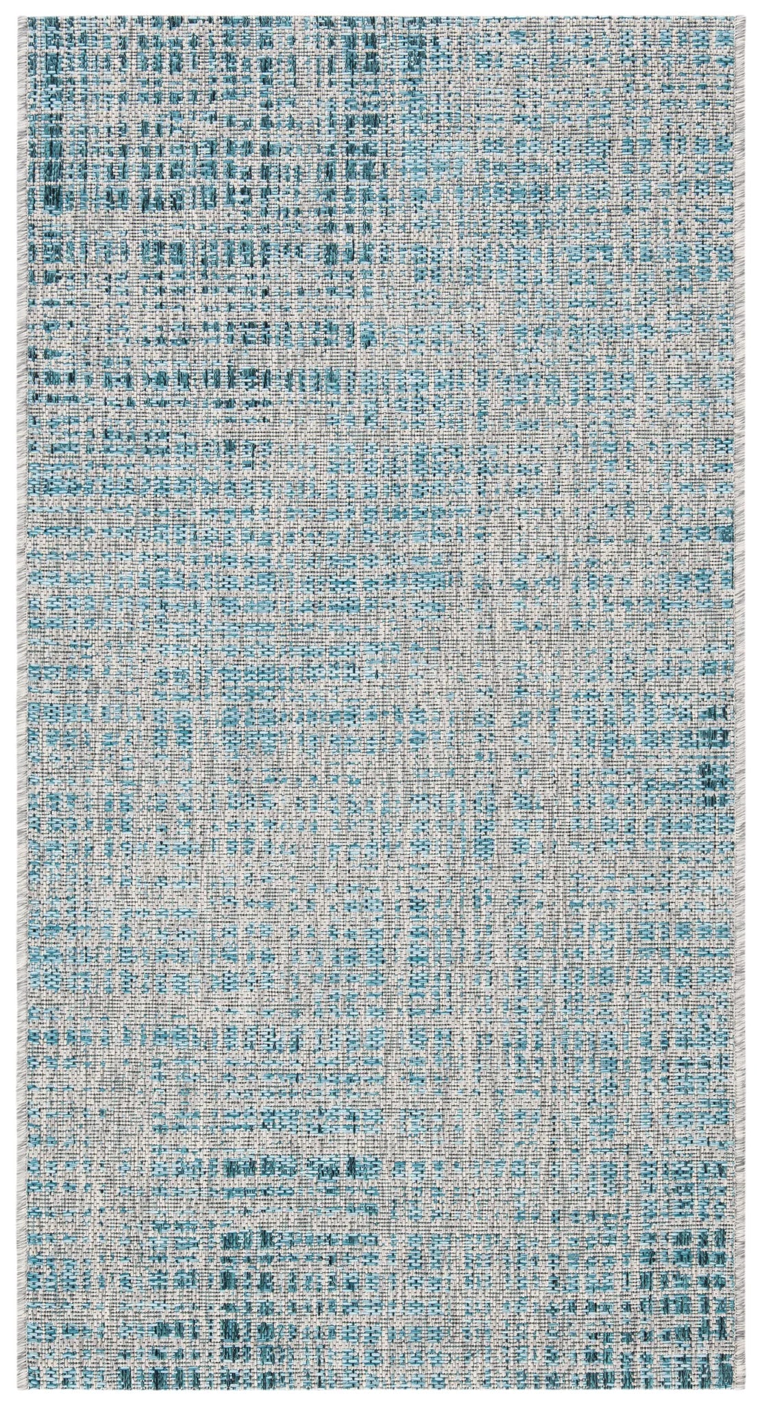 Safavieh Courtyard 2'-6" x 5'-0" Rug in Grey / Blue