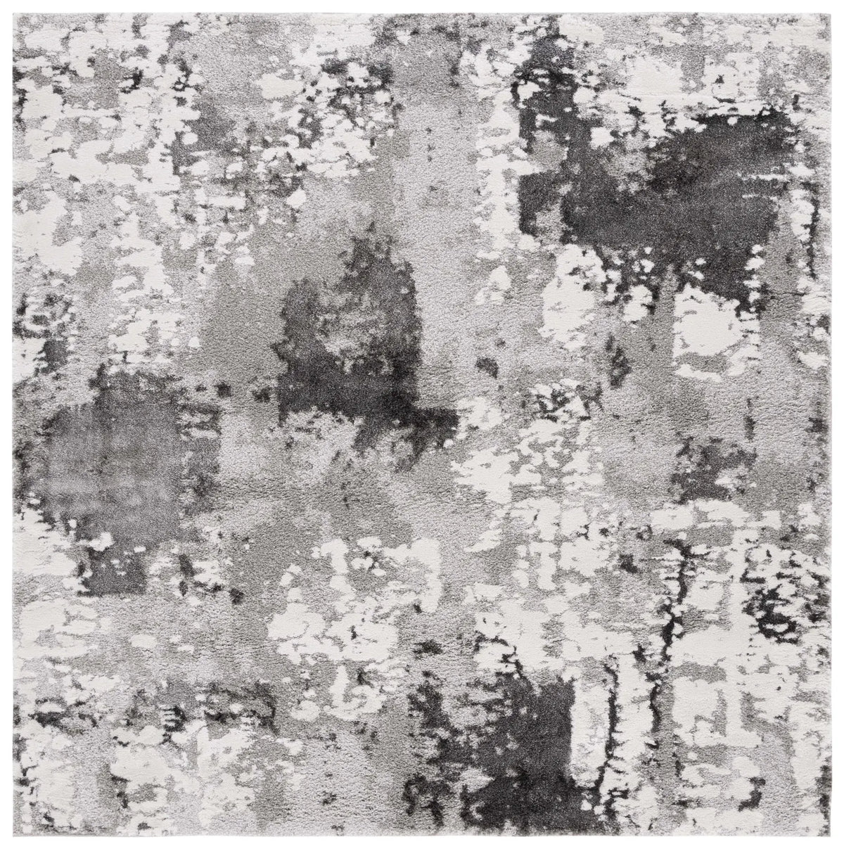 Safavieh Century 300 6'-7" x 6'-7" Rug in Grey / Ivory