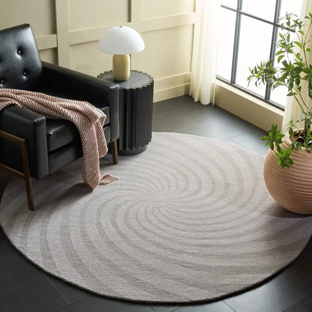 Safavieh Novelty 6'-0" x 6'-0" Rug in Grey / Ivory