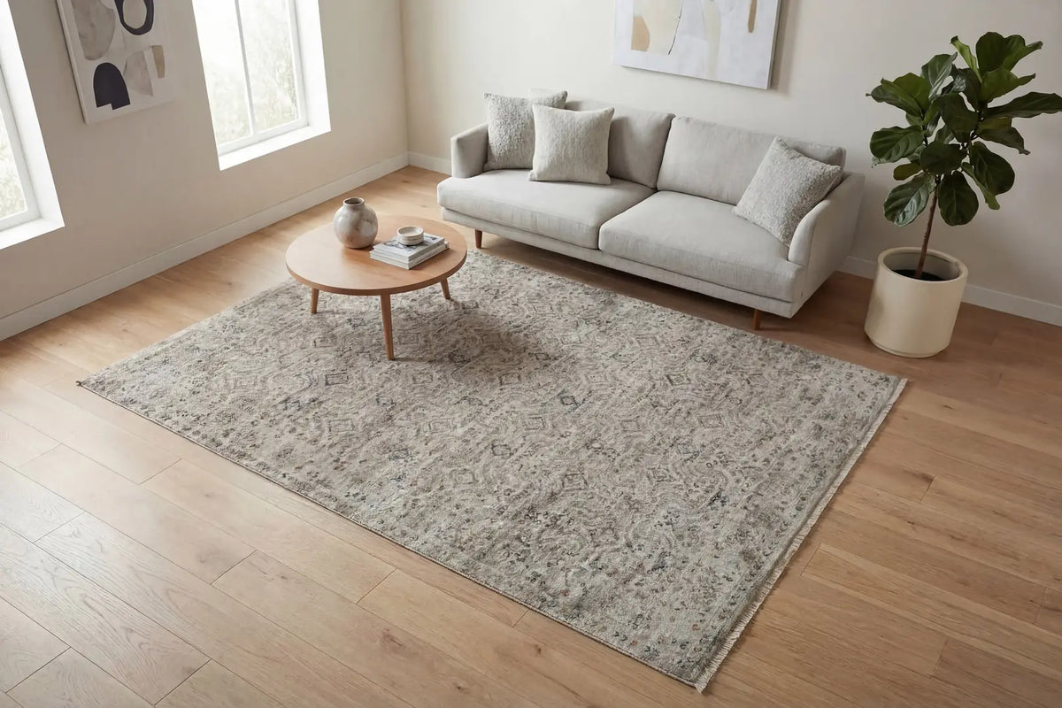 Dynamic Rugs Valeria 10525 Power Loomed Transitional Ivory/Beige/Multi Rug - Room