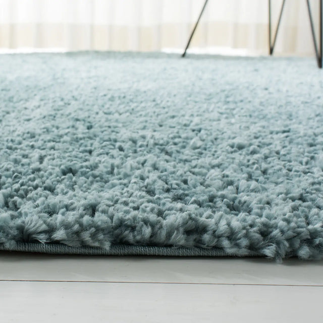 Safavieh August Shag 900 5'-3" x 5'-3" Rug in Aqua