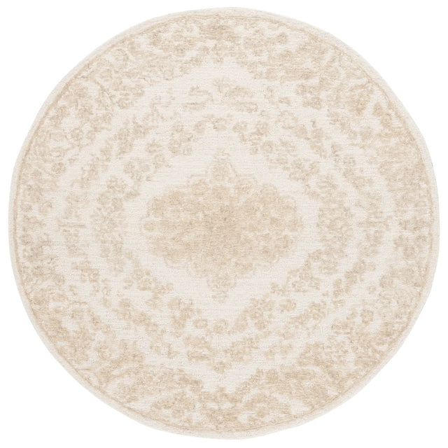 Safavieh Ebony 6'-0" x 6'-0" Rug in Ivory / Light Green