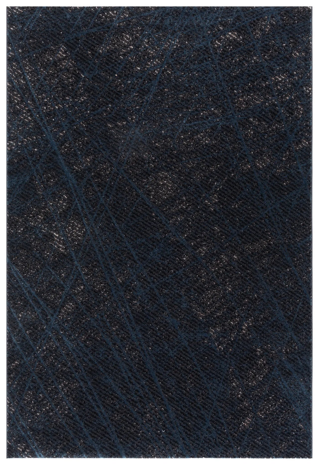 Safavieh Mila 4'-0" x 6'-0" Rug in Dark Blue / Black