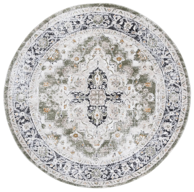 Safavieh Opal 6'-7" x 6'-7" Rug in Green / Beige