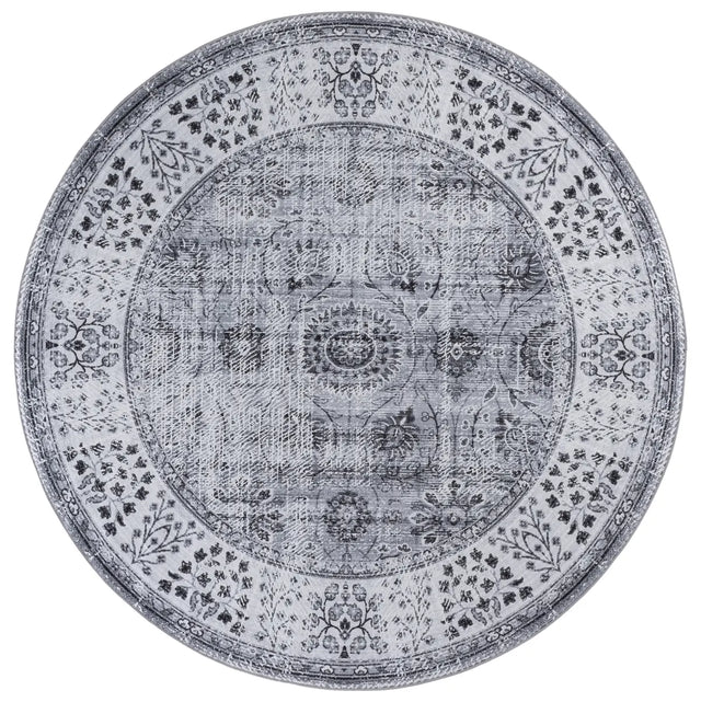 Safavieh Tucson 6'-0" x 6'-0" Rug in Dark Grey / Light Grey