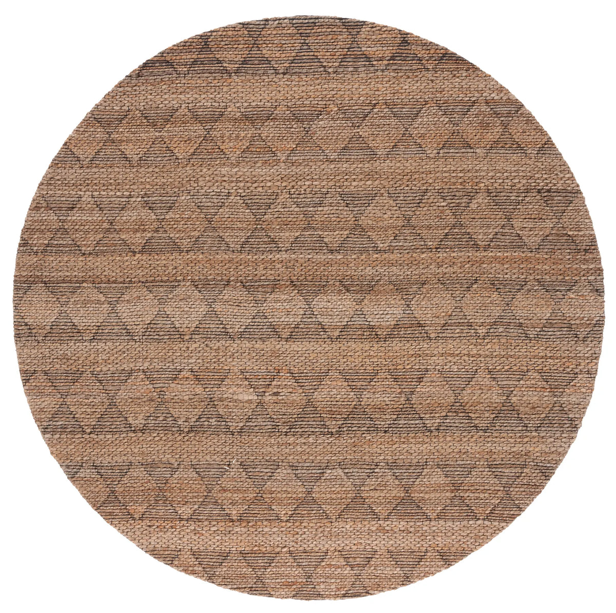 Safavieh Natural Fiber 6'-0" x 6'-0" Rug in Natural / Black