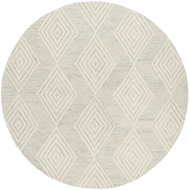 Safavieh Blossom 6'-0" x 6'-0" Rug in Silver / Ivory