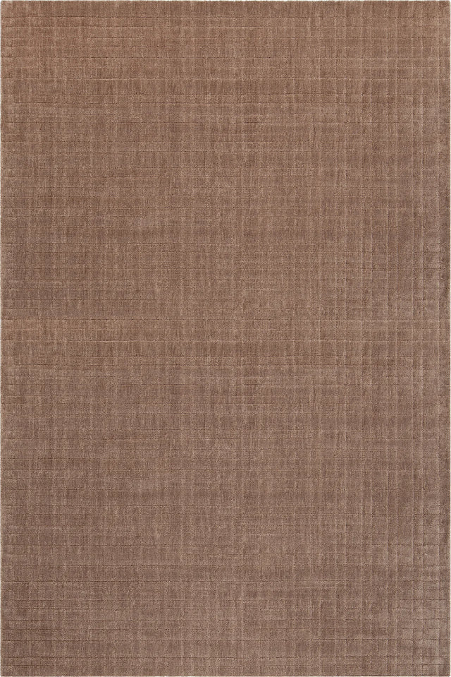 Chandra Reyna REY-55303 Brown rug, flat view