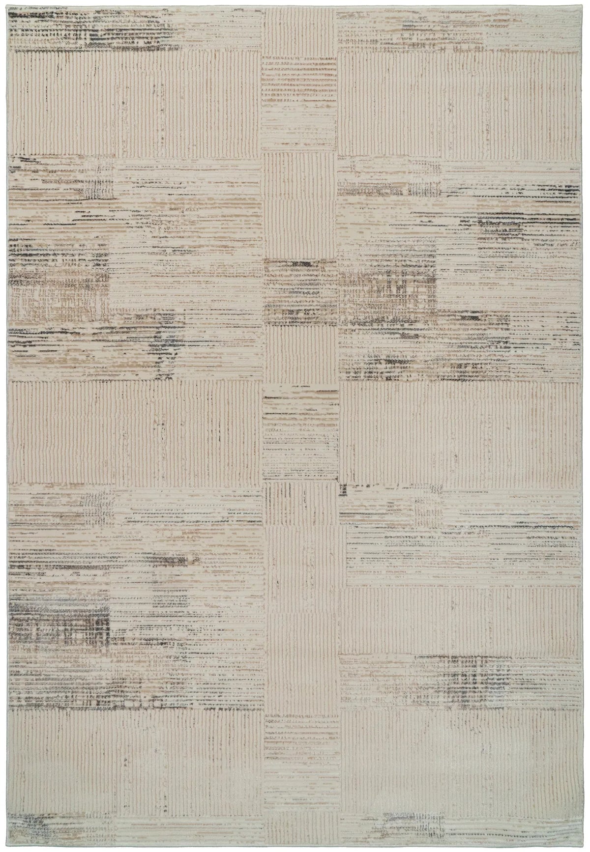 Dynamic Rugs Montrose 1784 Power Loomed Modern Cream/Beige/Grey Rug - Rectangular