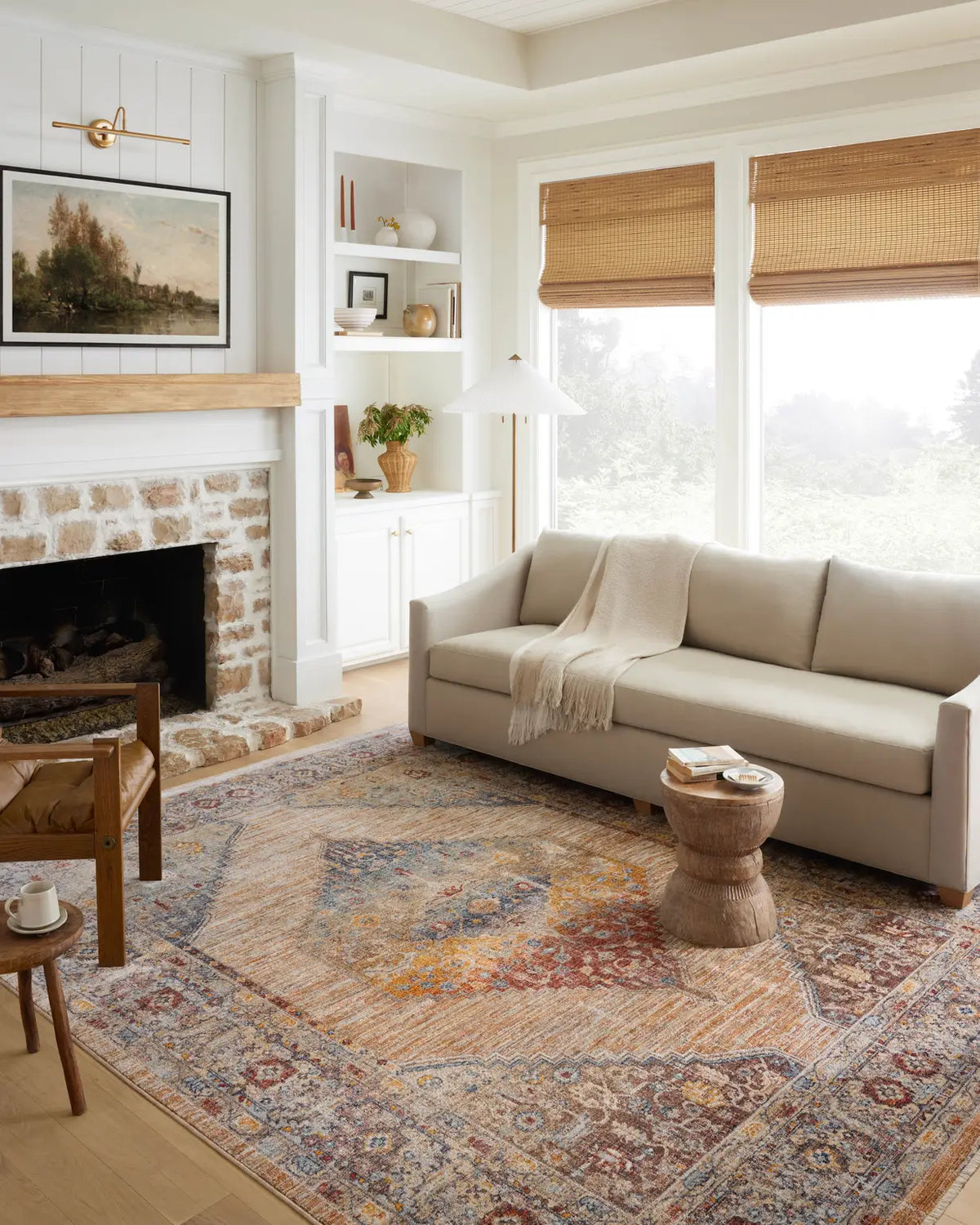 Loloi Sorrento Sor-06 Multi/Sunset Rug - room scene 2