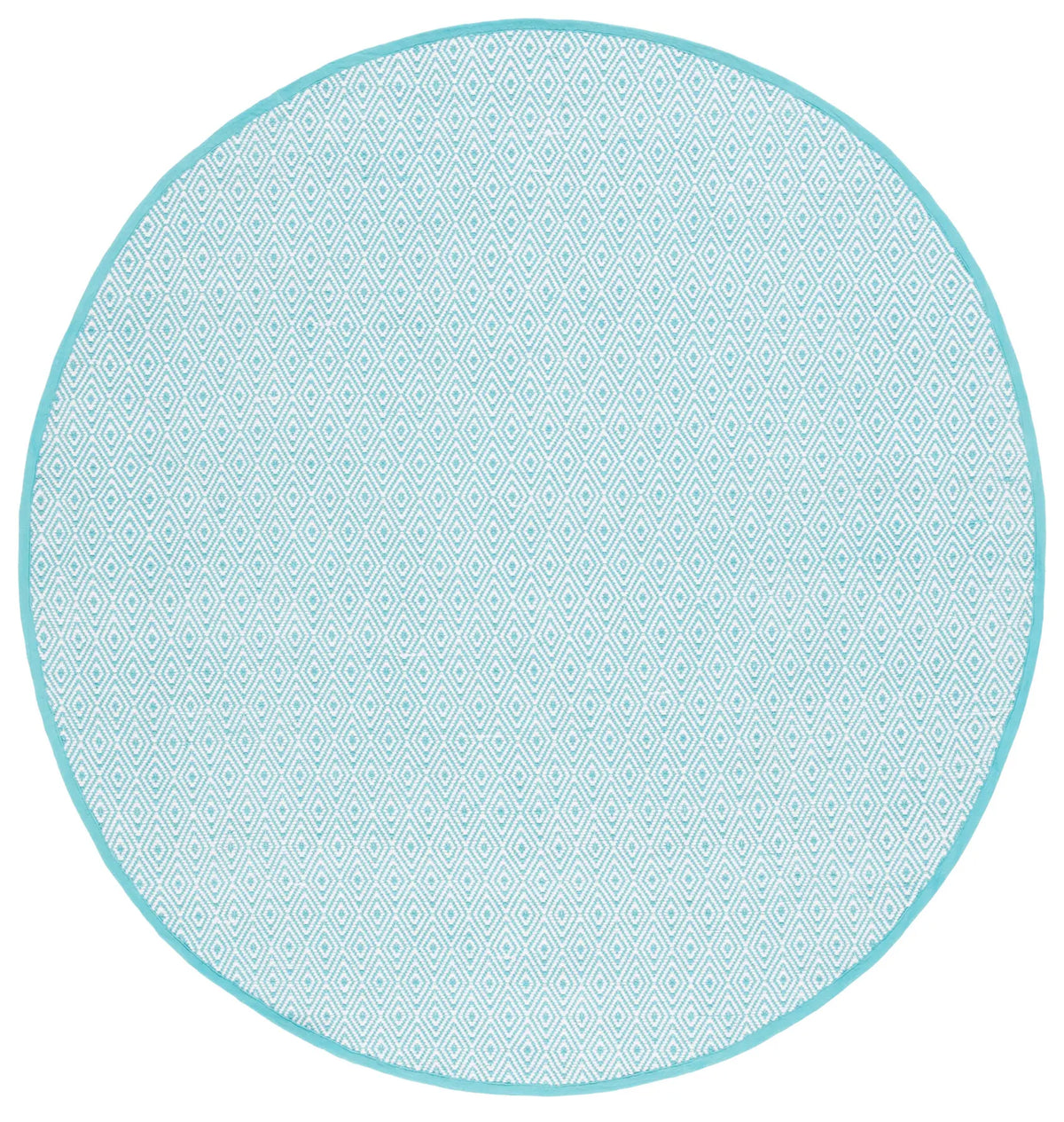 Safavieh Montauk 6'-0" x 6'-0" Rug in Ivory / Aqua