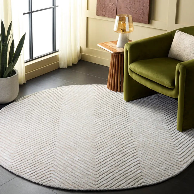 Safavieh Glamour 6'-0" x 6'-0" Rug in Ivory