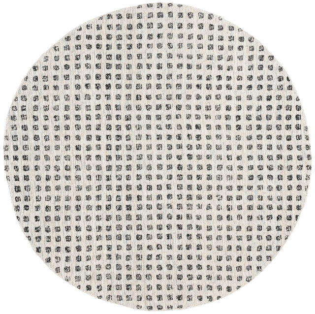 Safavieh Ebony 6'-0" x 6'-0" Rug in Beige / Black
