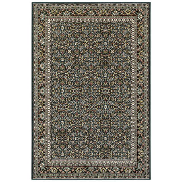 Oriental Weavers Sphinx Kashan 180L1 Navy / Multi Rugs - main flat