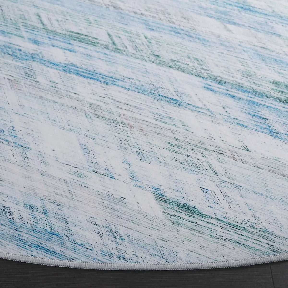 Safavieh Tacoma 6'-0" x 6'-0" Rug in Grey / Aqua