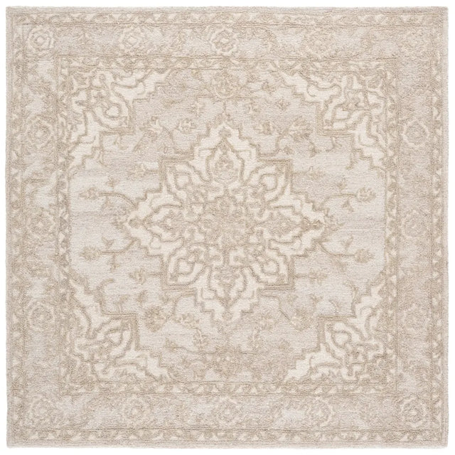 Safavieh Metro 6'-0" x 6'-0" Rug in Light Brown / Ivory