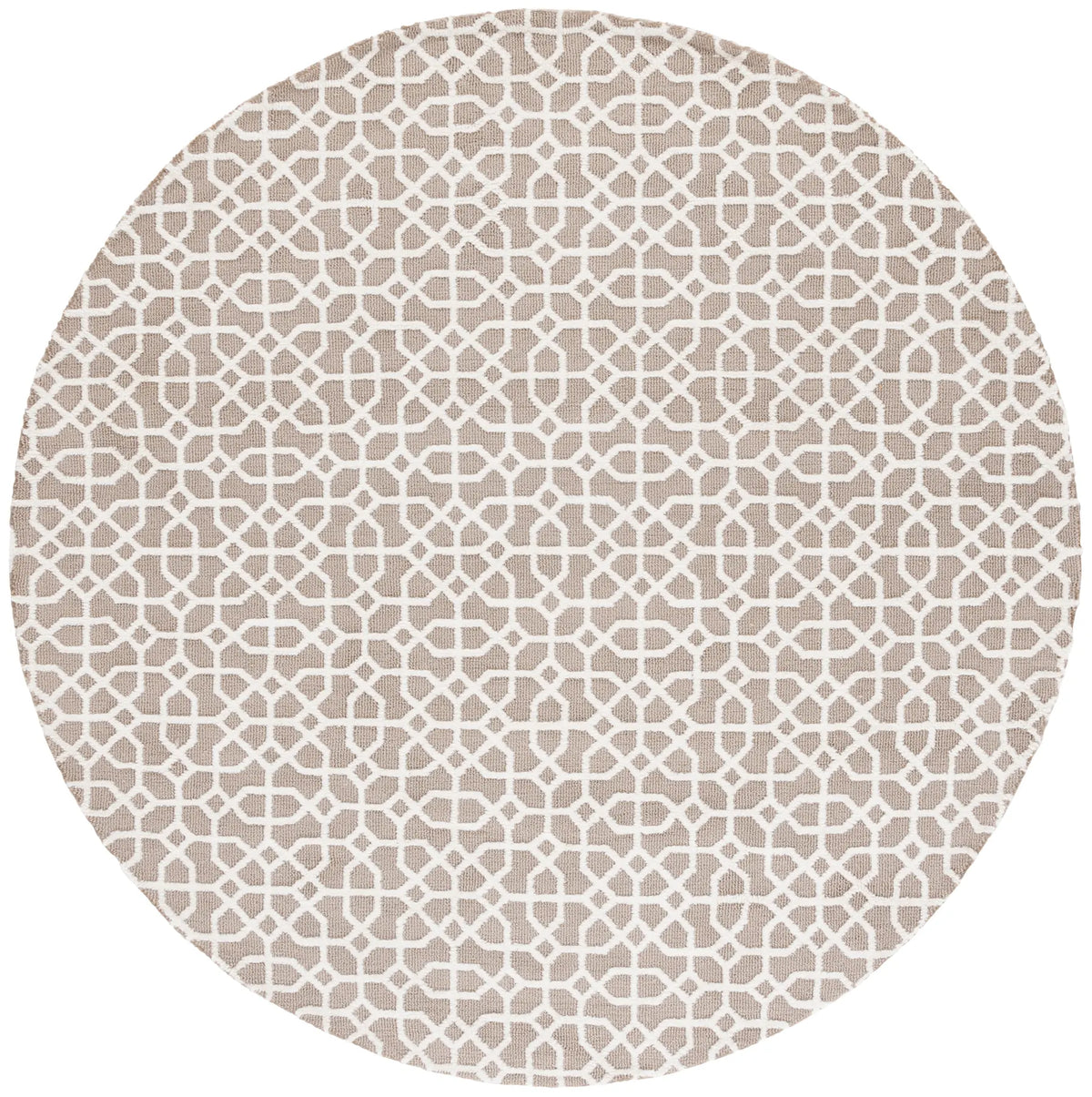 Safavieh Audrey 6'-0" x 6'-0" Rug in Taupe / Ivory