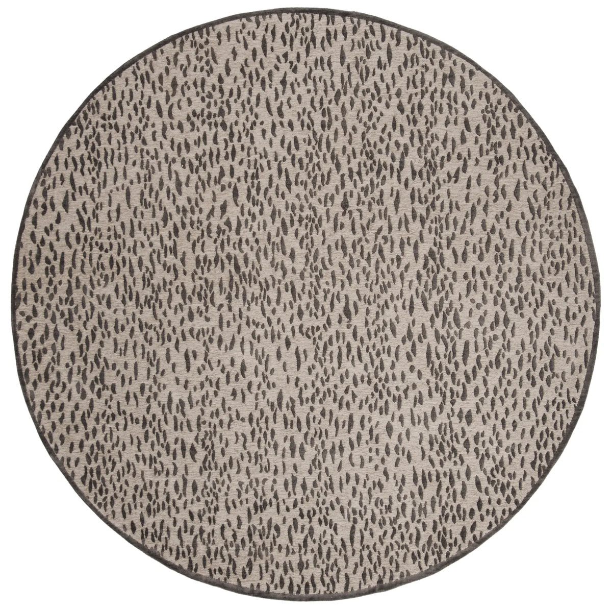 Safavieh Marbella 6'-0" x 6'-0" Rug in Light Grey / Dark Grey