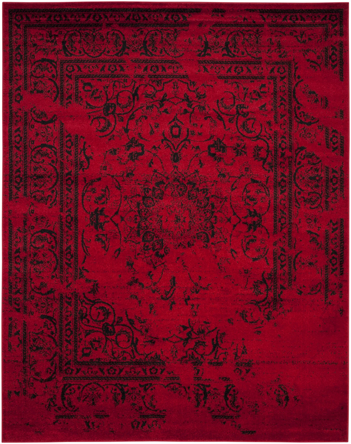 Safavieh Adirondack 10'-0" x 14'-0" Rug in Red / Black