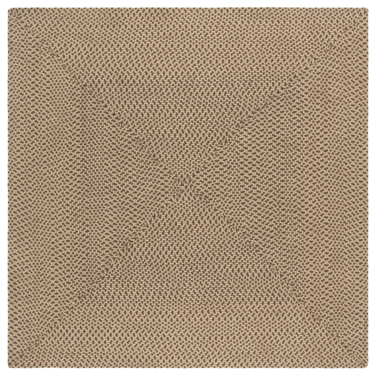 Safavieh Braided 6'-0" x 6'-0" Rug in Beige / Brown