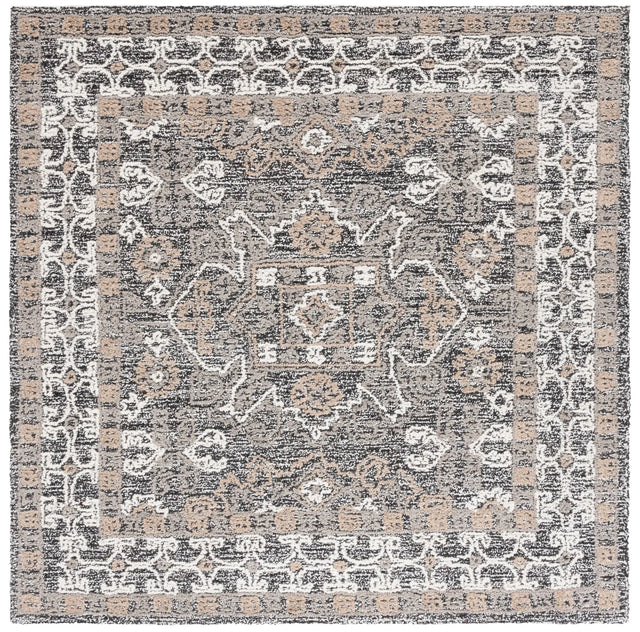 Safavieh Antiquity 6'-0" x 6'-0" Rug in Ivory / Brown