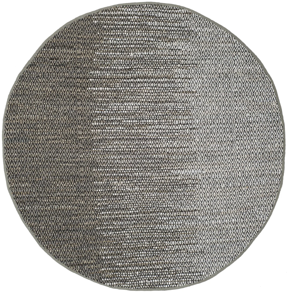 Safavieh Vintage Leather 6'-0" x 6'-0" Rug in Light Grey / Grey