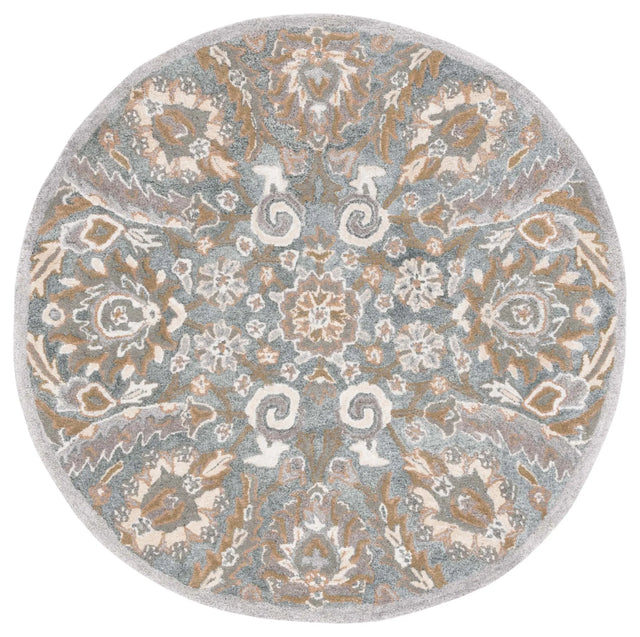 Safavieh Bella 5'-0" x 5'-0" Rug in Grey / Multi