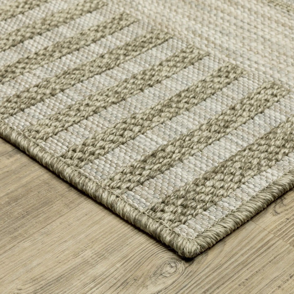 Oriental Weavers Sphinx Tortuga Tr11A Beige/ Beige Rug - corner detail