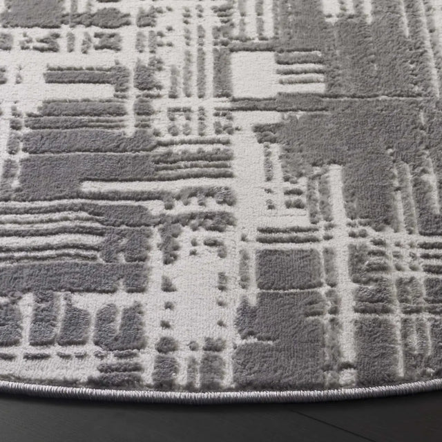 Safavieh Saylor 100 6'-3" x 6'-3" Rug in Ivory / Dark Grey