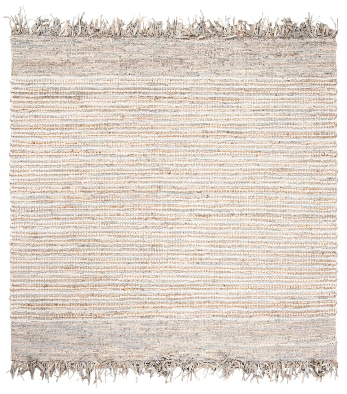 Safavieh Vintage Leather 6'-0" x 6'-0" Rug in Beige / Multi