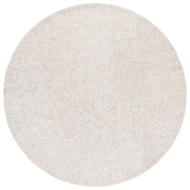 Safavieh Pine 6'-0" x 6'-0" Rug in Rust / Light Grey