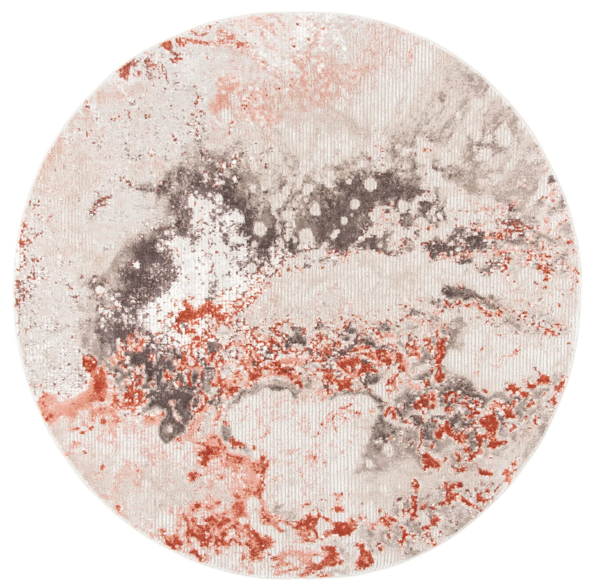 Safavieh Meadow 500 5'-0" x 5'-0" Rug in Beige / Pink