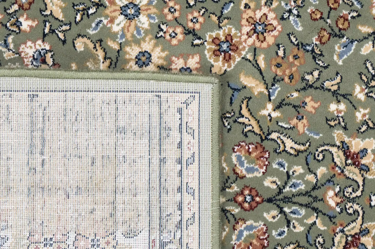 Dynamic Rugs Ancient Garden 57078 Green / Ivory Rugs - Corner